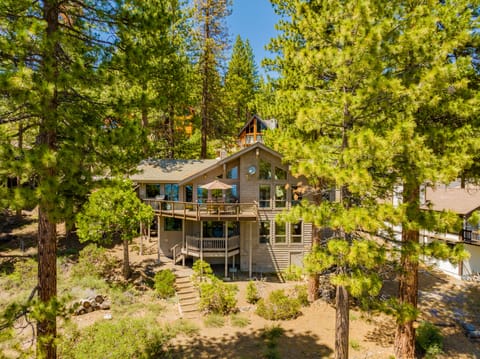 Two stories boast plenty of space, privacy, and style.