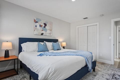 Guest bedroom #2 with a King-sized bed!