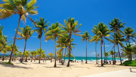 Sun loungers, beach towels