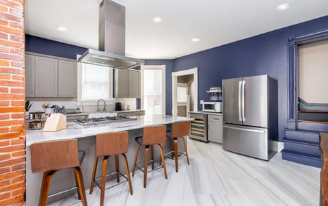 Open kitchen with room to gather