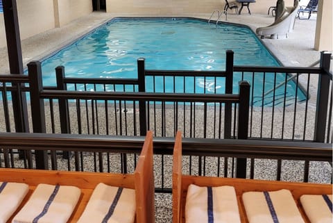 Indoor pool, outdoor pool