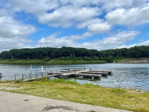 At the boat launch you’ll find a dock area for getting in and out of your boat.