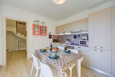 Kitchen and dining area