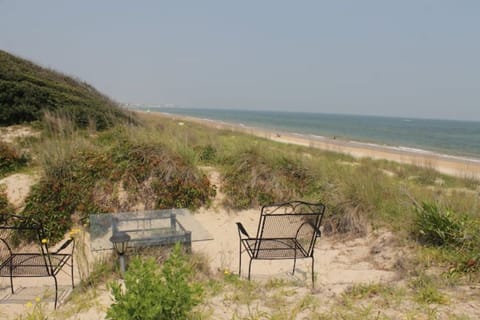 On the beach