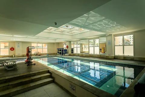 Indoor pool, a heated pool