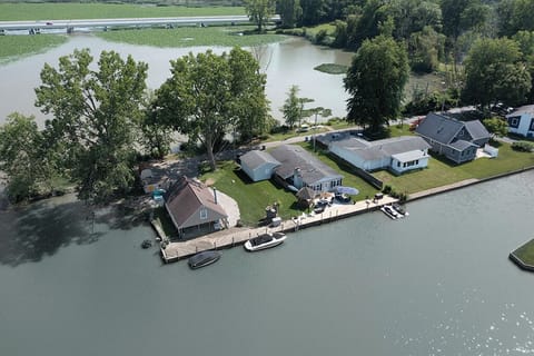 Fourth house from the end of the peninsula 
