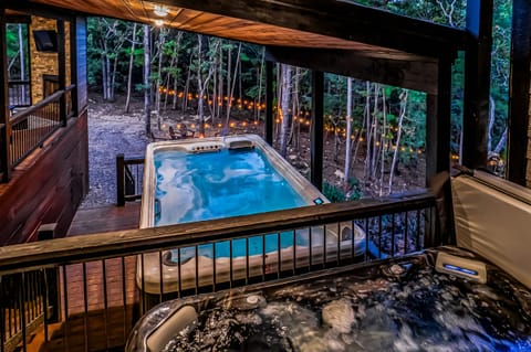 Experience twice the relaxation and recreation with both a hot tub and pool spa! Fun for the entire group!