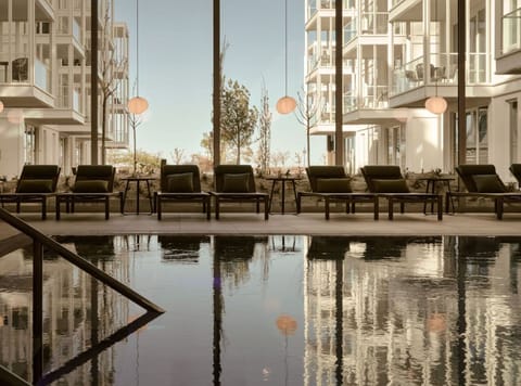 Indoor pool, a heated pool