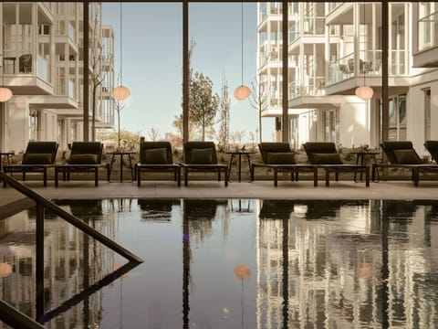 Indoor pool, a heated pool