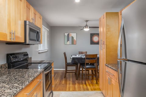 View from Kitchen into Dining Area