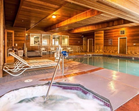 Indoor pool, a heated pool