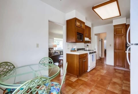 View into the kitchen