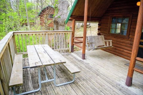 Cabin Facade with Furniture