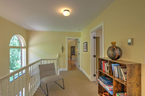 Hallway from second level living room to bedrooms