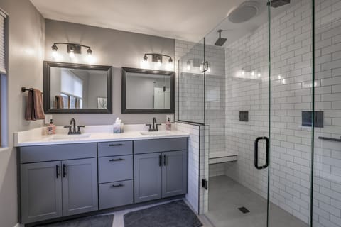 ADA accessible bathroom on 1st floor