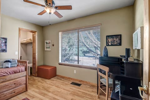 Bedroom Three with Twin and Twin Trundle and Desk Area