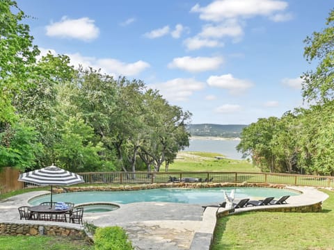 Pool with Lake Travis Views