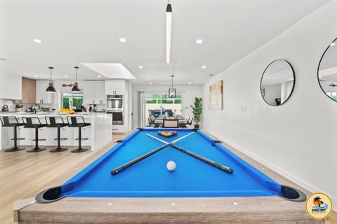 Double the fun with our awesome billiards and ping pong combo table.
