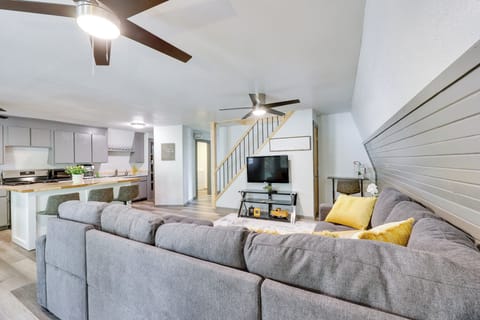 Living Room | Full Sleeper Sofa | Flat-Screen TV | 2-Story Property | 1st Floor