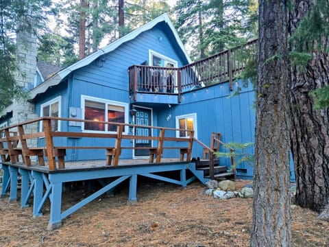 Summer view of cabin