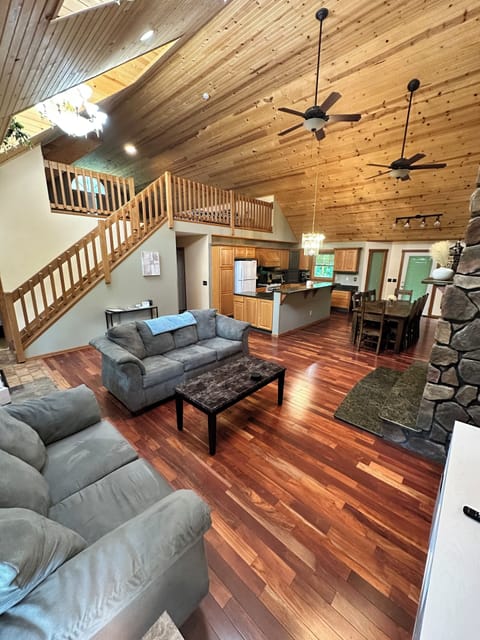 View of open floor plan. 