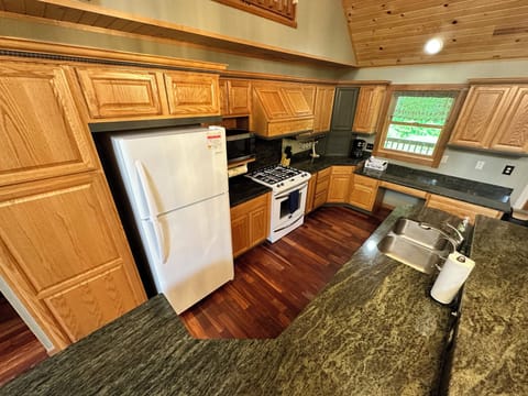 View of Fully Stocked Kitchen. 