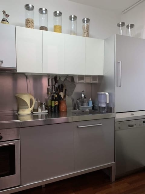 Fridge, microwave, coffee/tea maker, electric kettle