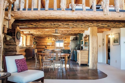 Generously sized kitchen seamlessly flows into the dining area then living room
