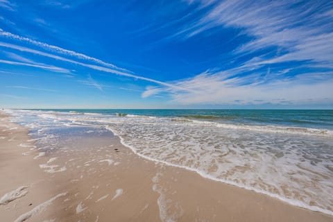 On the beach