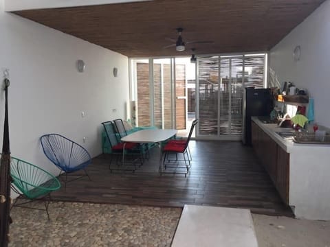 open concept home allows the breezes in.