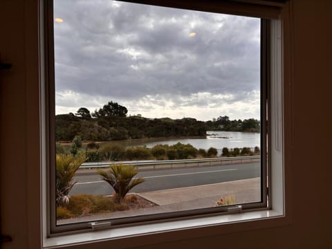 The view from the main bedroom window