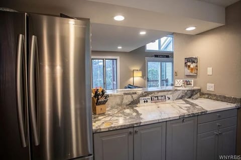 Kitchen with ample counter space.