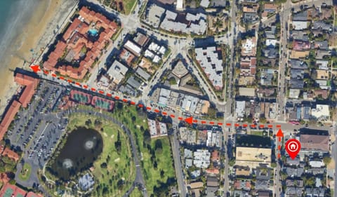 Walking distance to the beach!