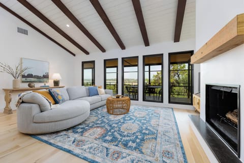 Open floor plan with wall to wall lake views!