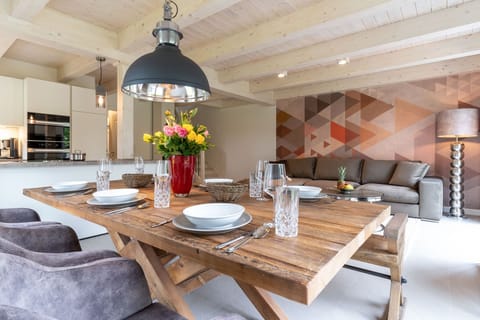 dining table in the living room