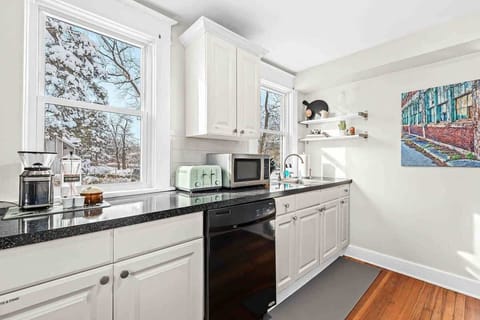 Fully equipped kitchen is stocked to cook your favorite meals at home