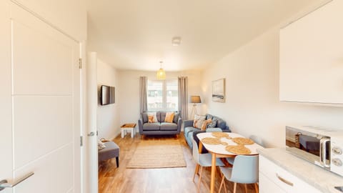 Open plan lounge in Aviemore