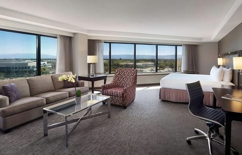 Stretch out in a spacious suite with panoramic window views.