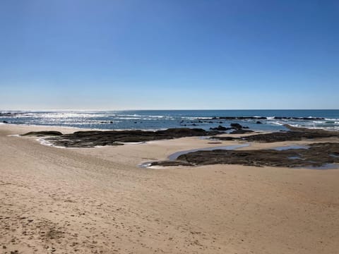 On the beach