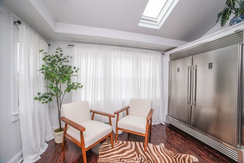 Conversation area off of the kitchen