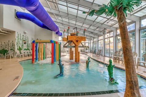 Indoor pool, a heated pool