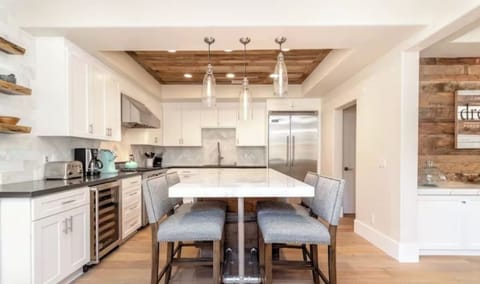 Large Marble Kitchen Island