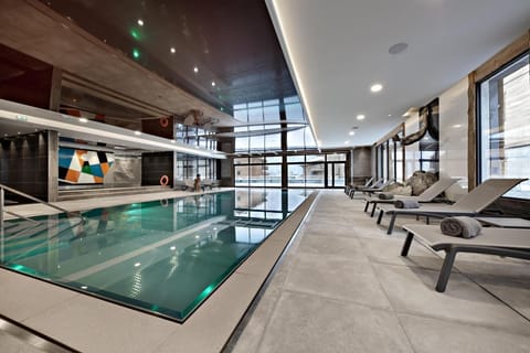 Indoor pool, a heated pool