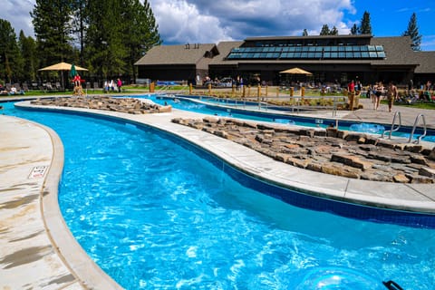 Indoor pool, a heated pool