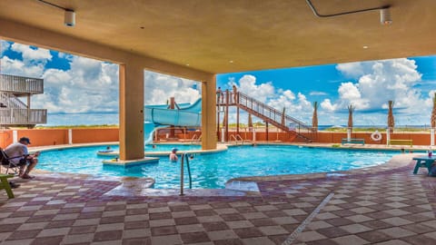 Indoor pool, a heated pool