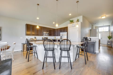 Kitchen | 1st Floor | Island w/ Seating | Dishwasher | Cooking Basics