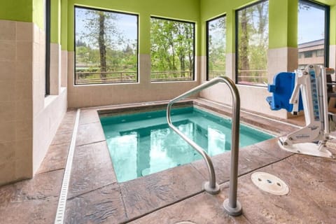 Indoor pool, a heated pool