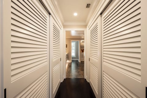 Two large closets available for storage and onto the incredible spa!