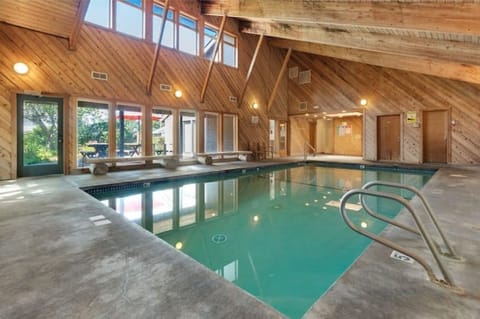 Indoor pool, a heated pool