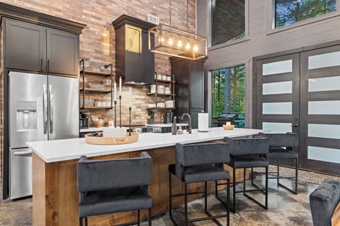Kitchen with island seating